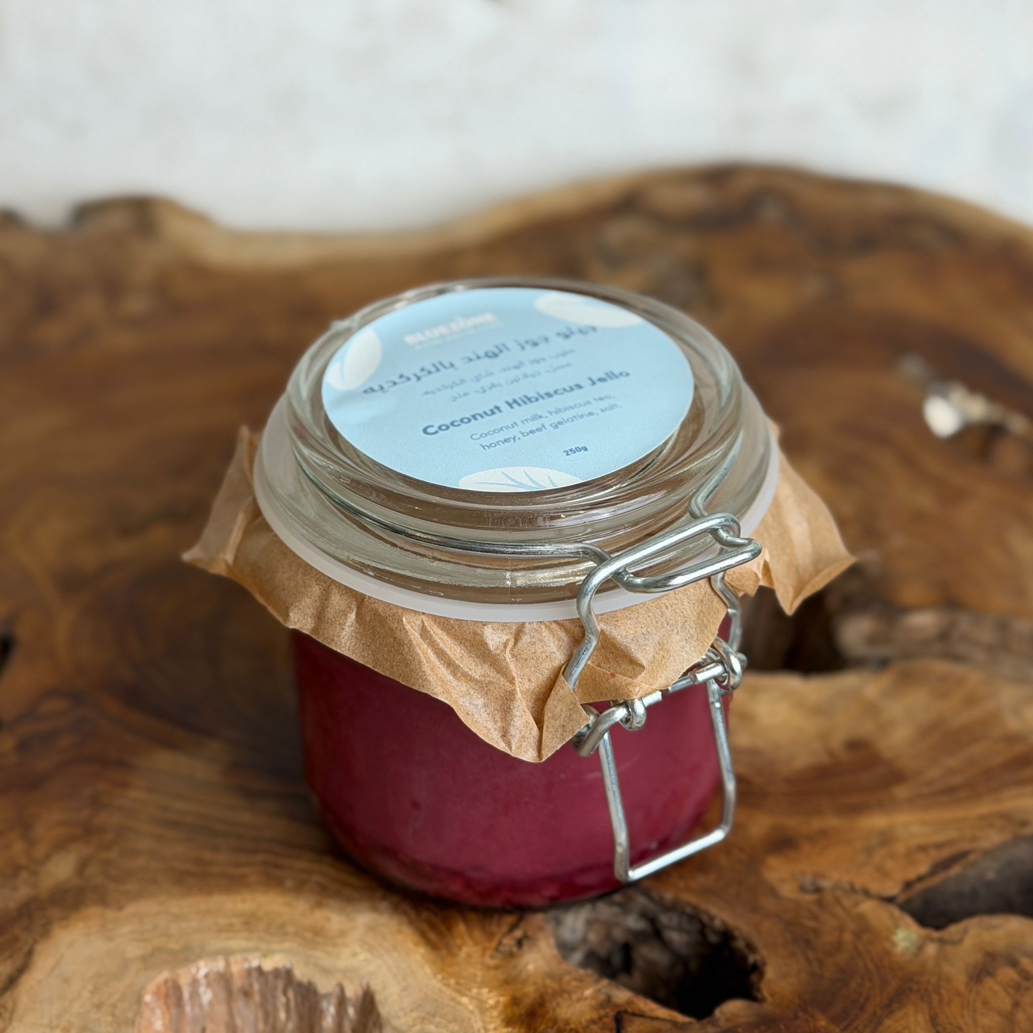 Coconut Hibiscus Jello