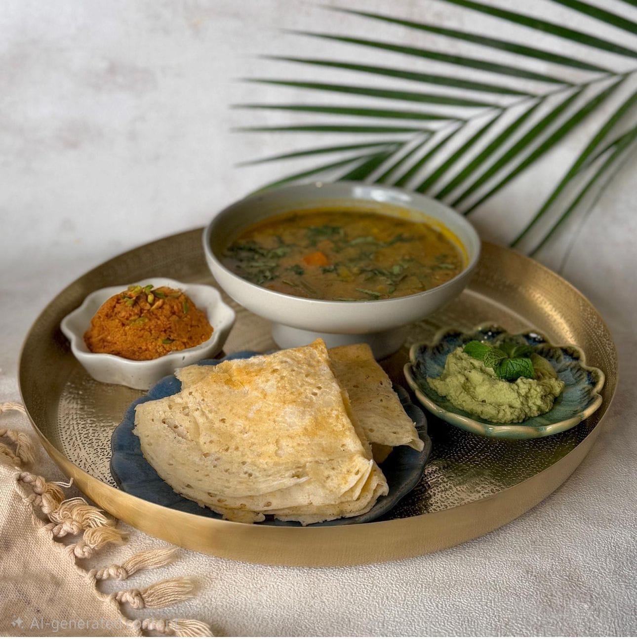 Indian Feast (Dosa)