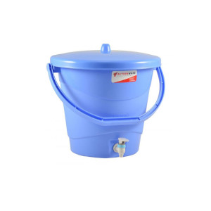 Plastic Water Bucket With Faucet - 20 Litres
