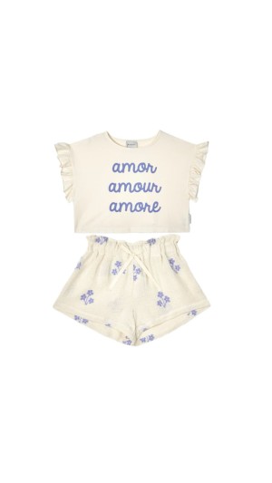 Amour tshirt set