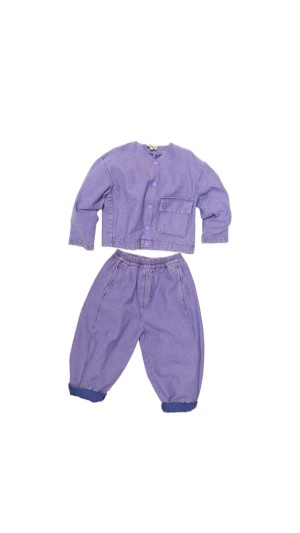 Lilac denim set