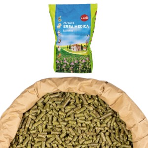 Dehydrated Alfalfa Pellet - 6mm - Italy - 25 kg - Gruppocarli
