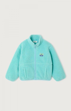 Mint color kid jacket