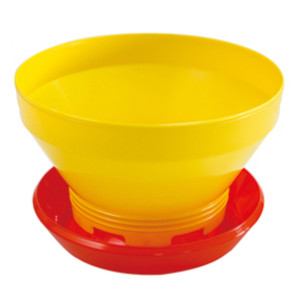 Feeder for Chicken - Yellow and Red (27*18) cm - 6 kg ( AA-8 )