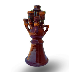 Pottery Candlestick Large Size