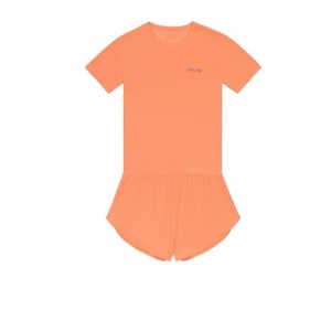 Peach color set /laines