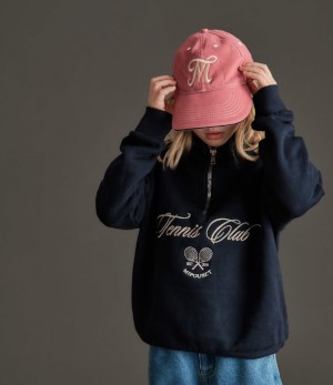 Blue fleece sweatshirts