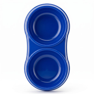 Pet Double Feeding Bowl Plastic
