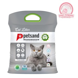 Cat Litter Clumping - Baby Powder Scented - 10 ltr