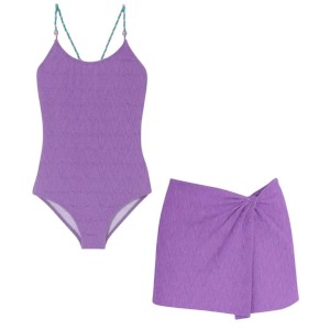 purple mojito swimsuit set/ lison