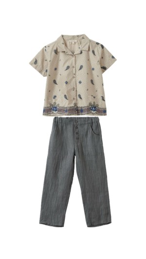 Mauve shirt set