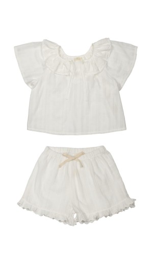 Embroidered set