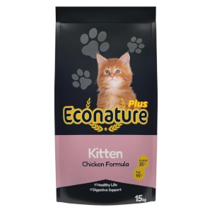 Econature PLUS - Kitten with Chicken - 15KG