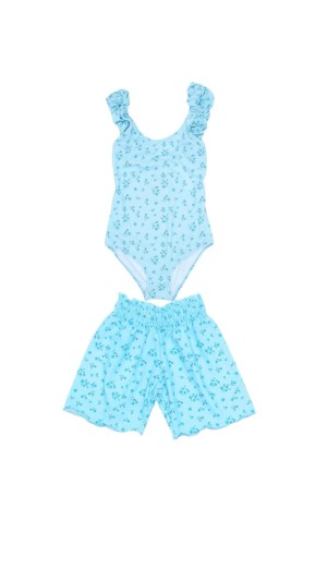 Blue petal swimset