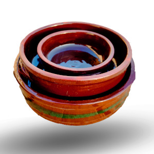 Lasagna Pottery Set 3 Pcs