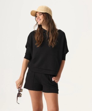 Black hoodie set