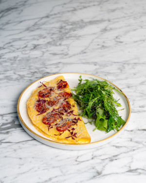 Goat Cheese & Sundried Tomato Omelette