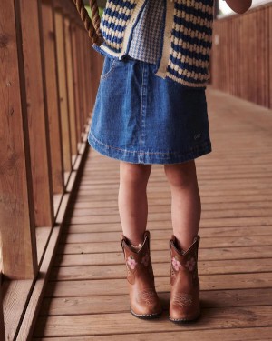 leather cognac color boots