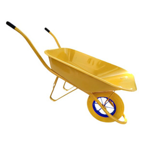 Wheelbarrow - PU Wheel (Gardenia Yellow) - Blue Rim