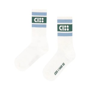Blue socks logo