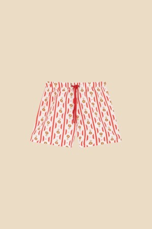 Bano red shorts