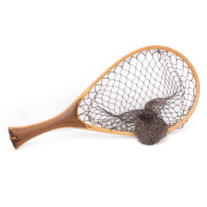 Short Wooden Fishing Net (60 cm)