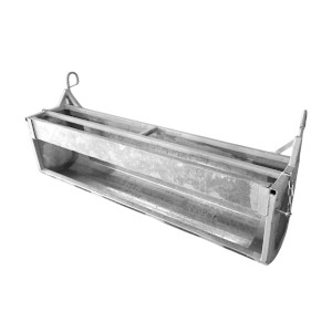 Galvanized Steel Adjustable Hanging Trough - 2 Hook (1.22mx24x36cm)