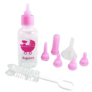 Pet Bottle Set of Spare Nipples for Cats - 60ml