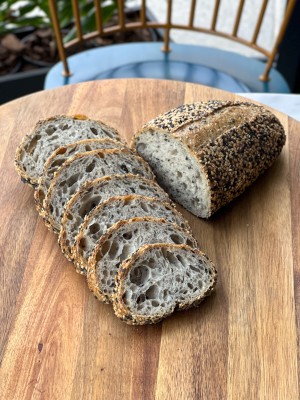 Sesame Mix Loaf (sourdough)