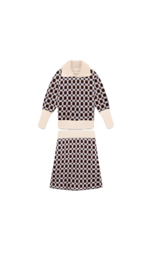 Jersey Punto skirts set