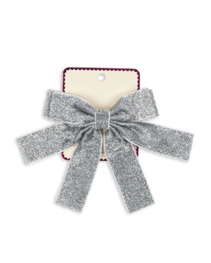Glitter sliver bow
