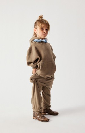 Grey puggy hoodie set