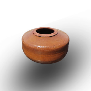 Small Pottery Pigeon Watering