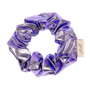 Purple color hair rubber