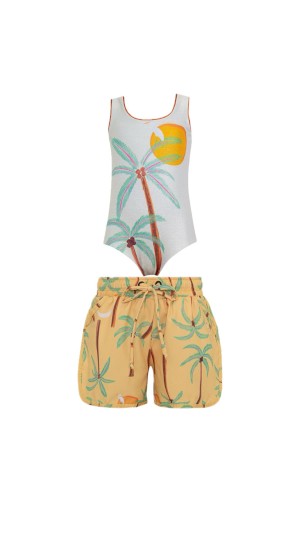 Sun & moon set/swimwear