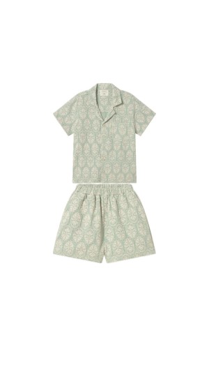 Green vintage set