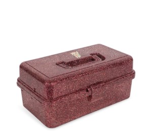 Art caddy glitter rose