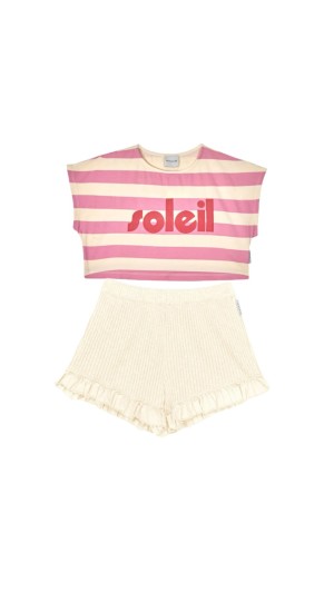 Soleil tshirt set