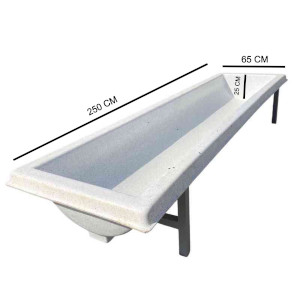 Water Feeder Trough-FT200-200 Liter-Farmex-250*65*25