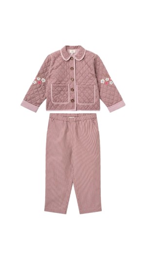 Jacket w.embroodery set