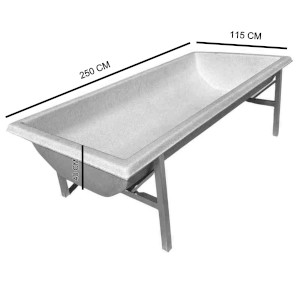 Feeder Trough-FT750-750 Liter-Farmex-250*115*40