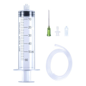 Syringe with Transparent hose 60 ml
