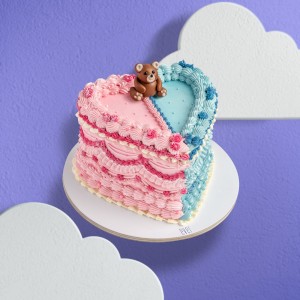Gender reveal cake 🩵🩷