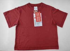 Deep red shirt