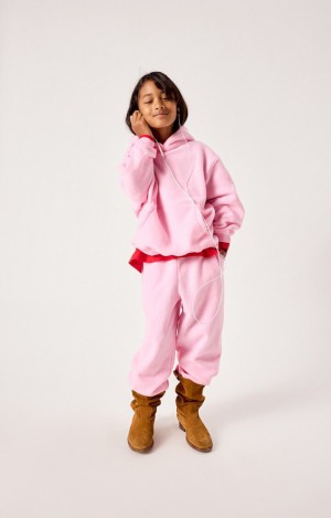 Pink puggy Hoodie set