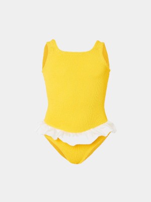 Yellow swimsuits
