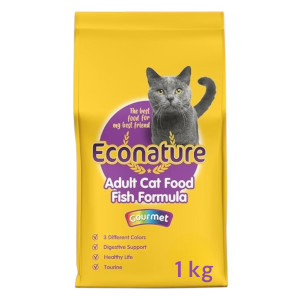 Econature Yellow - Gourmet Adult Cat Fish-1KG