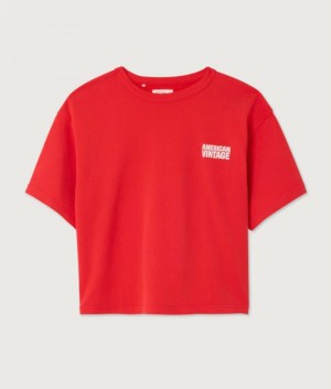 Red American vintage tshirt