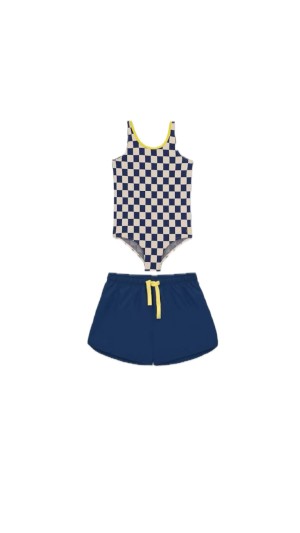 Jacquard swimsuits set / laines