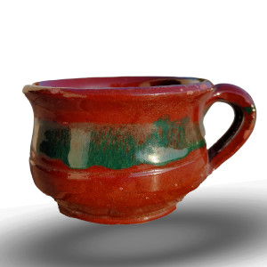Pottery Mug with Hand